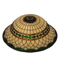 Luma-Spec Lighting 29628 - 24" Wide Tiffany Roman Shade