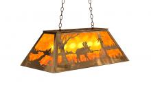 Luma-Spec Lighting 30330 - 33" Long Moose at Lake Oblong Pendant