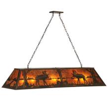 Luma-Spec Lighting 30333 - 61"L Moose at Lake Oblong Pendant