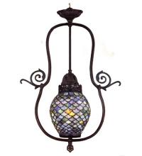 Luma-Spec Lighting 30384 - 17"W Tiffany Fishscale Pendant