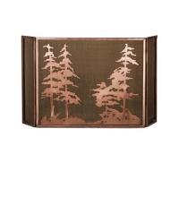 Luma-Spec Lighting 32281 - 50"W X 30"H Tall Pines Fireplace Screen