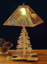 Luma-Spec Lighting 32519 - 21"H Lone Moose Tall Pines Table Lamp