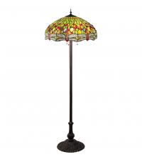 Luma-Spec Lighting 36501 - 62" High Tiffany Hanginghead Dragonfly Floor Lamp
