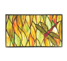 Luma-Spec Lighting 37511 - 8"W X 14"H Tiffany Dragonfly Stained Glass Window
