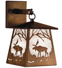 Luma-Spec Lighting 47472 - 7.5"W Moose at Dawn Hanging Wall Sconce