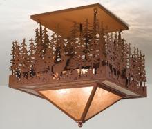 Luma-Spec Lighting 48062 - 24"Sq Wildlife at Pine Lake Flushmount