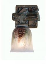 Luma-Spec Lighting 49517 - 6" Wide Pinecone Hand Painted Wall Sconce