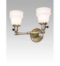 Luma-Spec Lighting 50624 - 13"W Revival Chelsea Garland 2 LT Wall Sconce