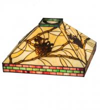 Luma-Spec Lighting 50686 - 14"Sq Pinecone Mission Shade