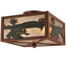 Luma-Spec Lighting 50748 - 10"Sq Alligator Flushmount