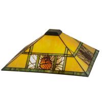 Luma-Spec Lighting 50901 - 17"Sq Pinecone Ridge Shade