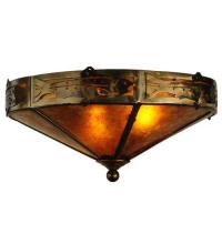 Luma-Spec Lighting 51410 - 16" Wide Rainbow Trout Flushmount