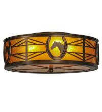Luma-Spec Lighting 51414 - 22"W Horseshoe Flushmount