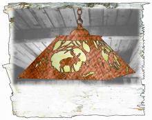 Luma-Spec Lighting 51491 - 15.5"Sq Moose at Dawn Pendant
