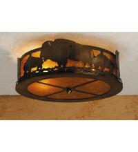 Luma-Spec Lighting 51498 - 16"W Buffalo Flushmount