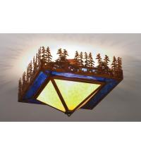 Luma-Spec Lighting 51505 - 19" Square Pine Lake Flushmount