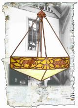 Luma-Spec Lighting 51508 - 18"Sq Moose at Dawn Inverted Pendant