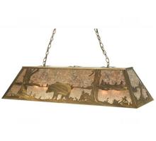 Luma-Spec Lighting 51511 - 48" Long Bear at Lake Oblong Pendant