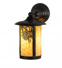 Luma-Spec Lighting 51637 - 8" Wide Fulton Winter Pine Solid Mount Wall Sconce
