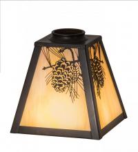 Luma-Spec Lighting 52016 - 6"Sq Winter Pine Shade