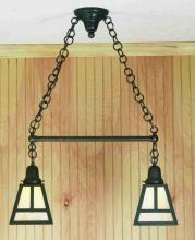Luma-Spec Lighting 52207 - 26"L "T" Mission 2 LT Island Pendant