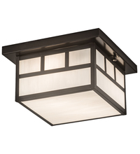 Luma-Spec Lighting 52689 - 12" Square Hyde Park Double Bar Mission Flushmount
