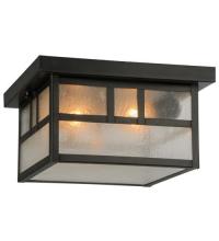 Luma-Spec Lighting 52694 - 12"Sq Hyde Park Double Bar Mission Flushmount