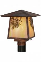 Luma-Spec Lighting 54862 - 11.5"Sq Stillwater Winter Pine Post Mount