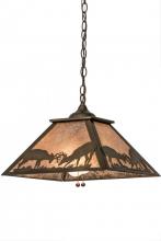 Luma-Spec Lighting 57177 - 16"Sq Battling Bucks Pendant