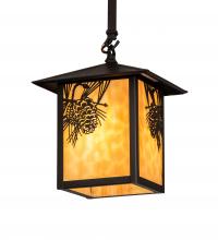 Luma-Spec Lighting 61830 - 9" Square Seneca Winter Pine Pendant