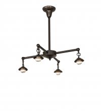 Luma-Spec Lighting 62742 - 26" Wide Craftsman 4 Light Chandelier Hardware