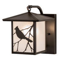 Luma-Spec Lighting 63433 - 9" Wide Seneca Song Bird Curved Arm Wall Sconce