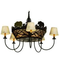Luma-Spec Lighting 65134 - 36"W Bear on the Loose 5 LT Chandelier