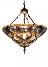 Luma-Spec Lighting 65651 - 20"W Jeweled Grape Inverted Pendant.604