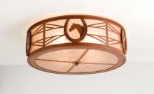 Luma-Spec Lighting 65663 - 23" Wide Horseshoe Flushmount