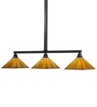 Luma-Spec Lighting 65851 - 62"L Prairie Corn 3 LT Island Pendant