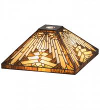 Luma-Spec Lighting 65907 - 14" Square Nuevo Mission Shade