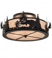 Luma-Spec Lighting 66207 - 24" Wide Moose at Dusk Flushmount