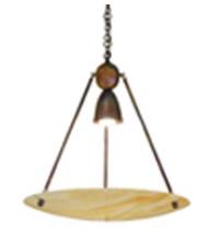 Luma-Spec Lighting 66750 - 25.5" Wide Revival Beige Iridescent Deco Ball Inverted Pendant