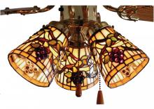 Luma-Spec Lighting 67013 - 4" Wide Jeweled Grape Fan Light Shade