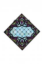 Luma-Spec Lighting 67143 - 25.5"W X 25.5"H Jeweled Grape Stained Glass Window