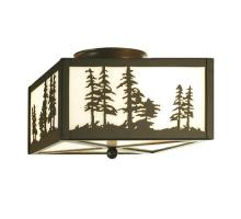 Luma-Spec Lighting 67341 - 10"Sq Tall Pines Flushmount