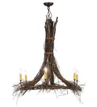 Luma-Spec Lighting 67729 - 36"W Twigs 6 LT Chandelier