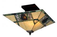 Luma-Spec Lighting 67849 - 17"Sq Pinecone Ridge Flushmount