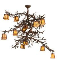 Luma-Spec Lighting 67904 - 48"W Pine Branch Valley View 12 LT Chandelier