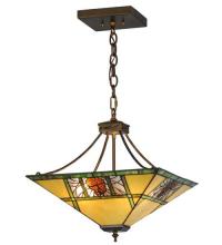 Luma-Spec Lighting 68064 - 17"Sq Pinecone Ridge Inverted Pendant