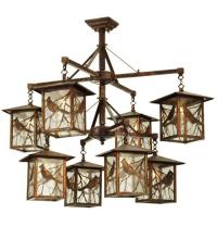 Luma-Spec Lighting 69250 - 42" Wide Seneca Song Bird 8 Light Hanging Lantern Chandelier