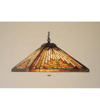 Luma-Spec Lighting 69419 - 17" Square Nuevo Mission Pendant