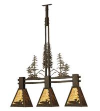 Luma-Spec Lighting 70028 - 30"L Loon Tall Pines 3 LT Island Pendant