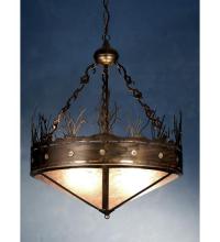Luma-Spec Lighting 70697 - 24"W Craftsman Target Inverted Pendant